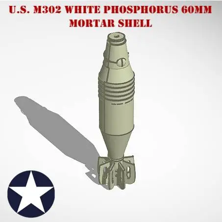 V.S. M302 witte fosfor 60mm mortiergranaat (WOII)
