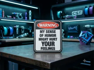 WARNING: My sense of humor might hurt your feelings.