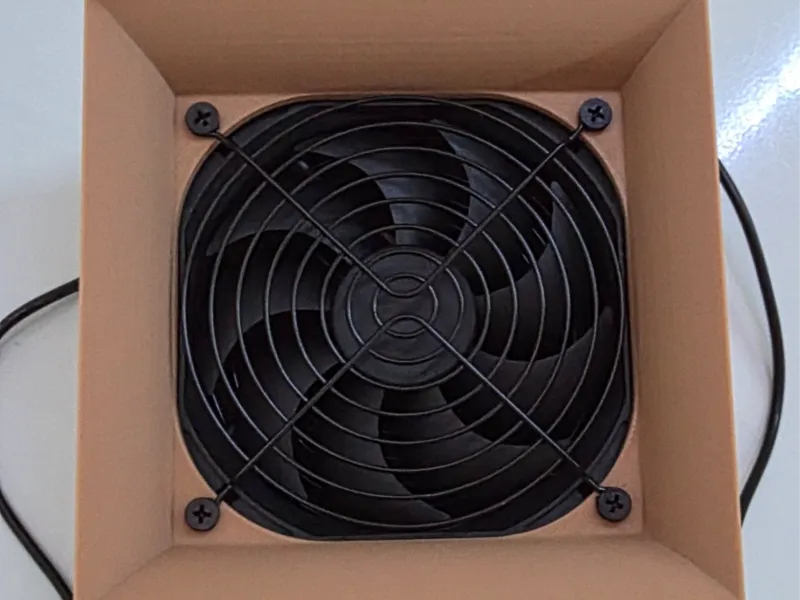 Flexibele soldeerdampafzuiging voor 120mm ventilator