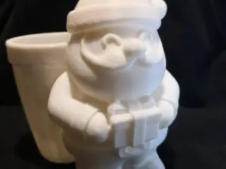 Santa with empty sack