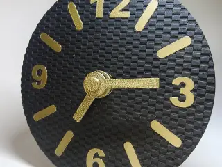 Table Clock Carbon