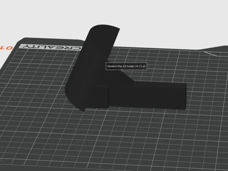 Ninebot Max G2 license Plate holder(PETG-CF)
