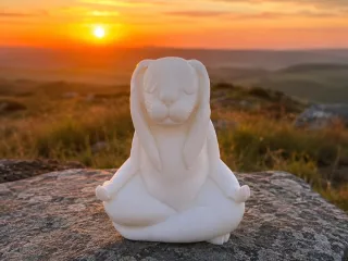 Meditating Rabbit 