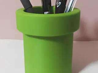 Super Mario Bros Pipe Pot: Mario Pipe Pencil Holder and Plan