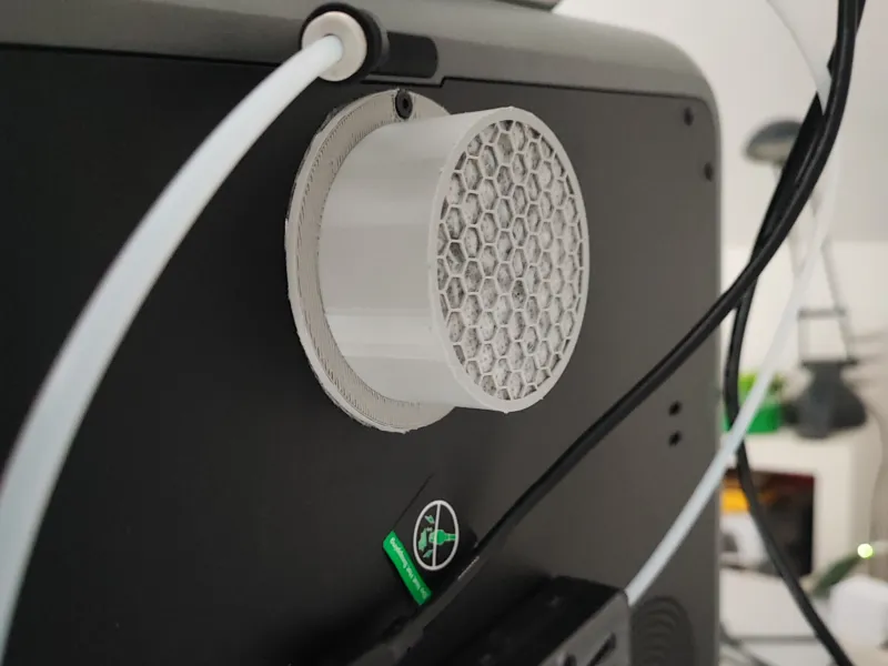 Filtro de Carvão Ativado para o Ventilador do Gabinete K2Pro