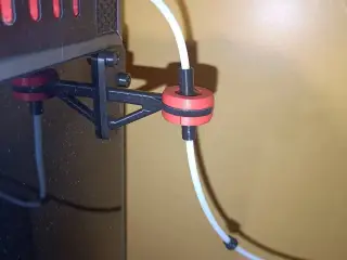 CREALITY K1 | K1C PTFE TUBE GUIDE V3 Remix - Connects 2 tube