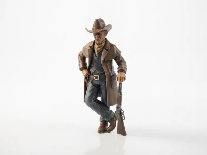 Western Slinger Cowboy Figurine 3D Printable