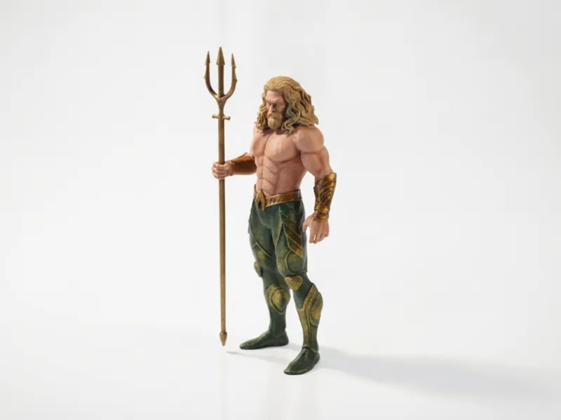 Figurine Aquaman Héros DC Comics Imprimable en 3D