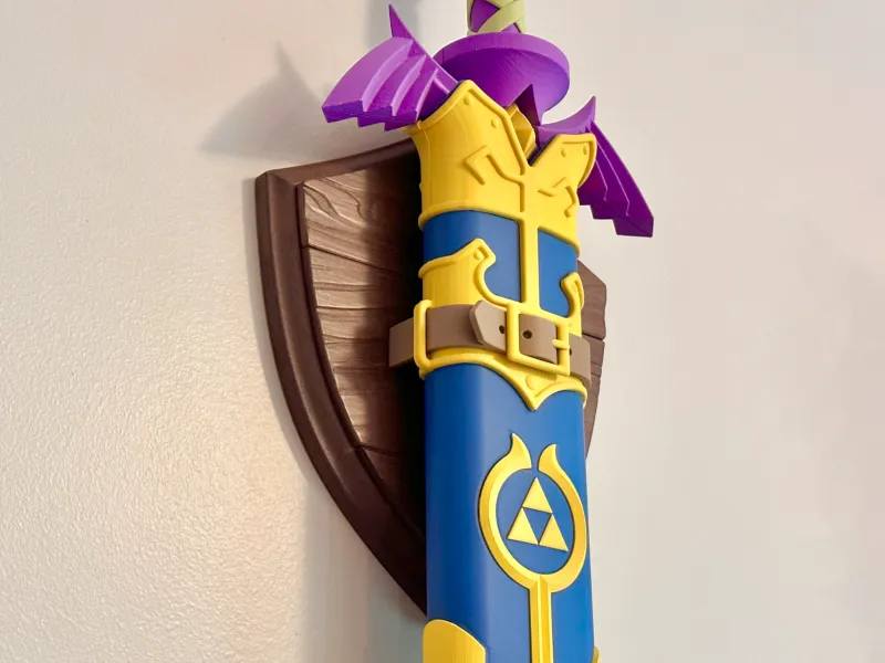 Espositore da parete per la Spada Master e il Fodero della Leggenda di Zelda