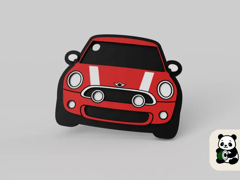 вдохновлено Mini Cooper (поколение R56) - брелок