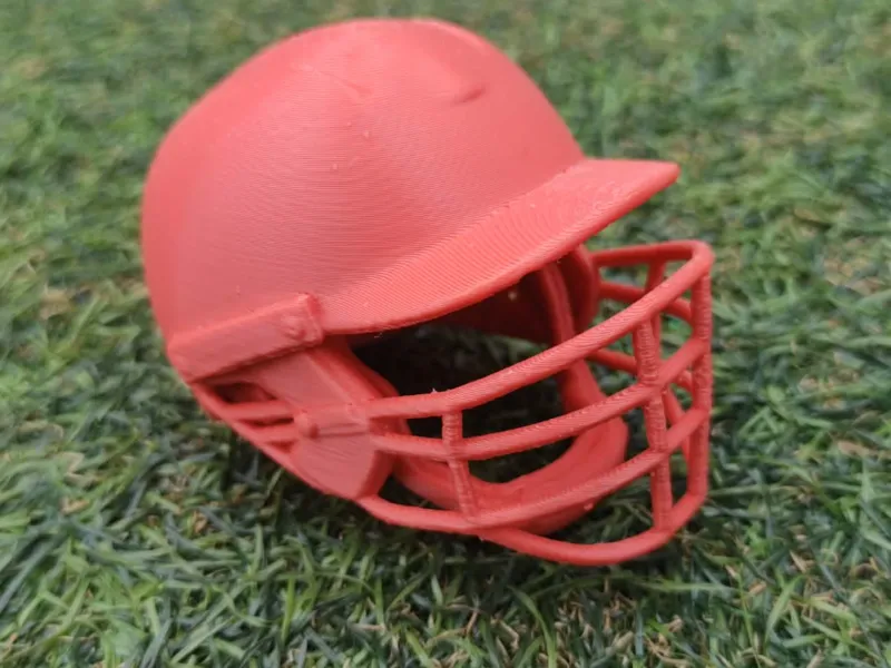 American Football Helmet With Face Mask Display Model