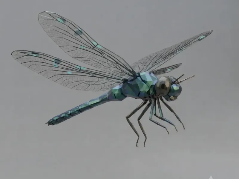 Low Poly Dragonfly