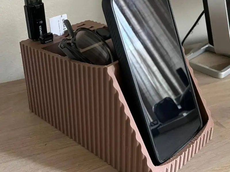 Desk Organiser + Phone Holder
