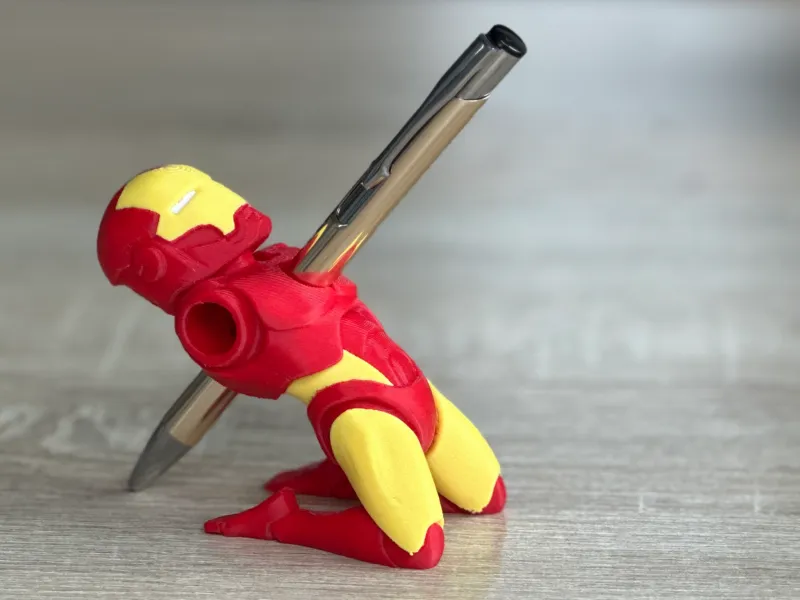Ironman pen holder