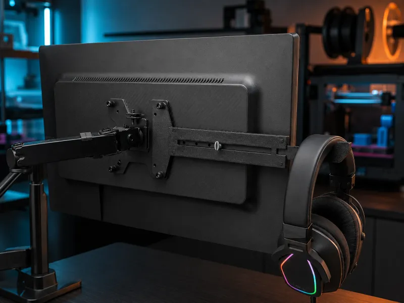 O Suporte de Fone de Ouvido Mais Prático - Adaptador para Monitor