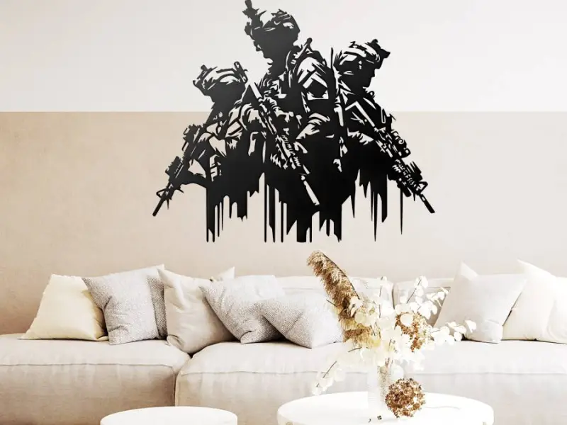 WallArt Battlefield