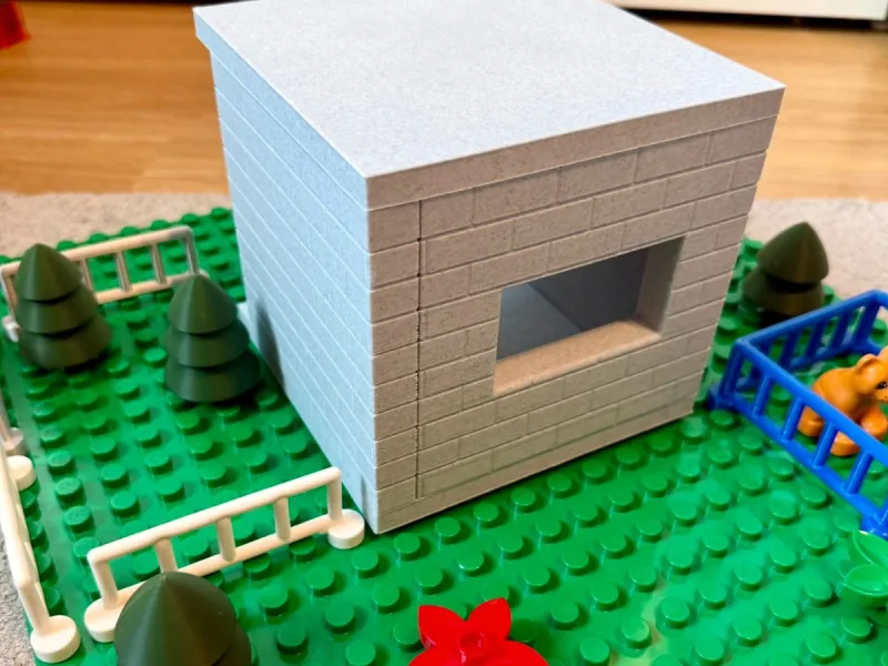 Brick Walls (1x8) - fully Lego Duplo-compatible
