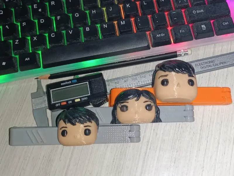 Pinzas para Bolsas Infantiles Estilo Chibi / Funko bagclip