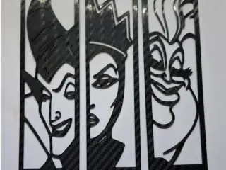 stencil malas disney