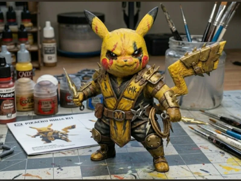 Pikachu mortal kombat