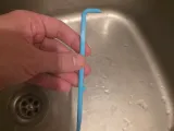 Sink drain cleaning pick with a hook. 1.5ipt-0