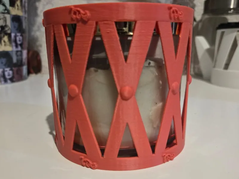 Elegant Baroque Candle Sleeve