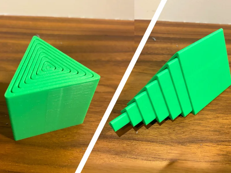 Telescoping Triangle Fidget (Print in Place)