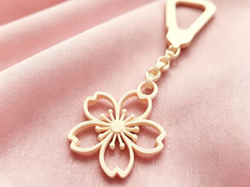 Llavero de flores de cerezo