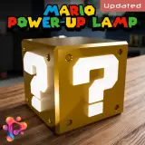 Mario Power-Up Lamp with Versatile Bulb Fixture by Polymeria