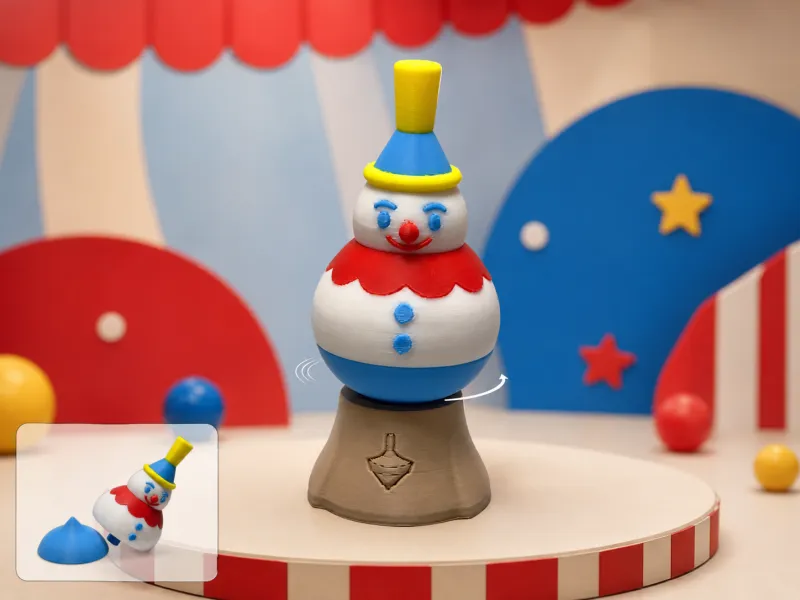 Trompo de payaso