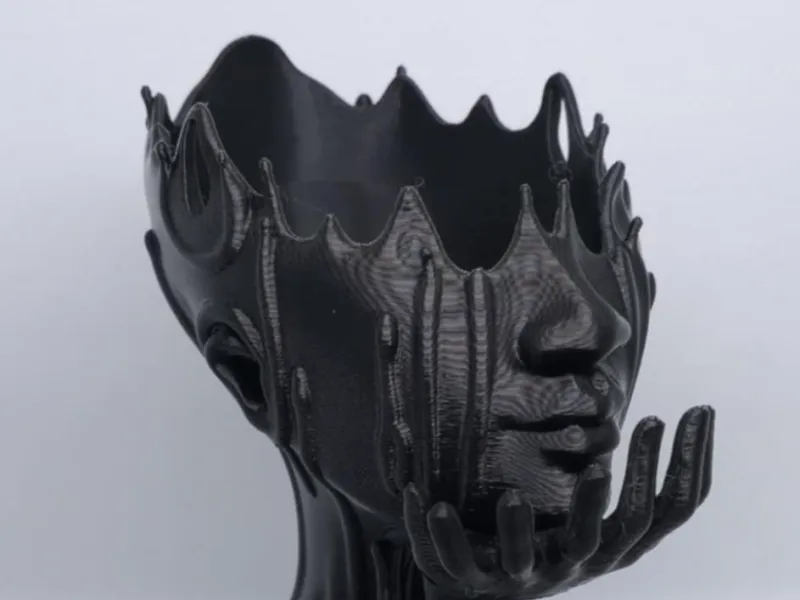 melting woman vase
