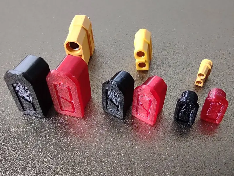XT30 / XT60 / XT90 Battery Caps with Empty/Full Indicator