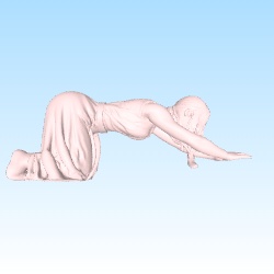 Priestress implore a divinity