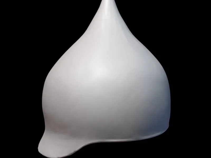 Dome War Helmet Medieval Wearable Helmet STL 3D Printable