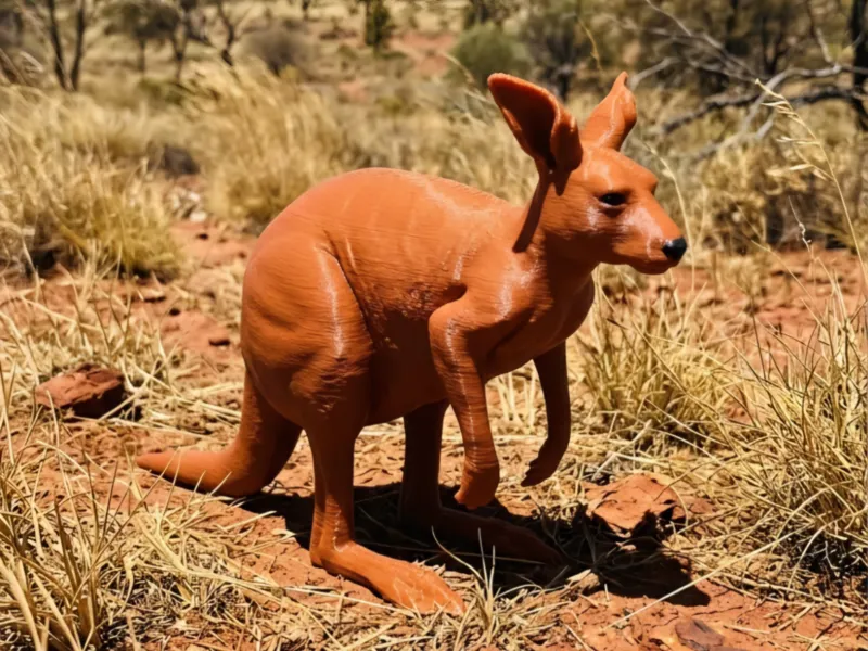Outback Hopper – Realistic Kangaroo Figure