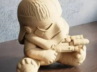 Chibi Baby Stormtrooper – Mini Galactic Trooper