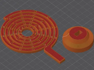 Gyroscope Fidget, Desktop Gyroscope Model, 3D Desk Toys