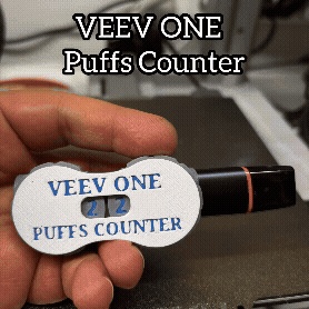 VEEV ONE Puffs Counter | 3D Printable Vape Usage Tracker
