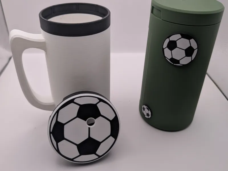 16oz - 3in1 Can Cooler - Soccer