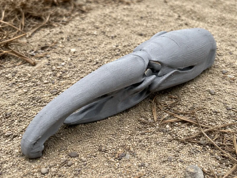 Hyacinth Macaw Skull