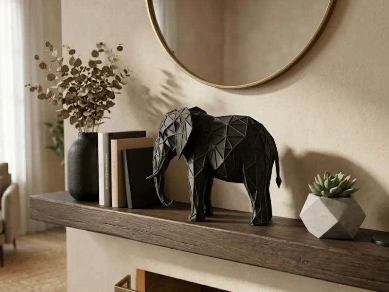 Elephant Abstract Modern