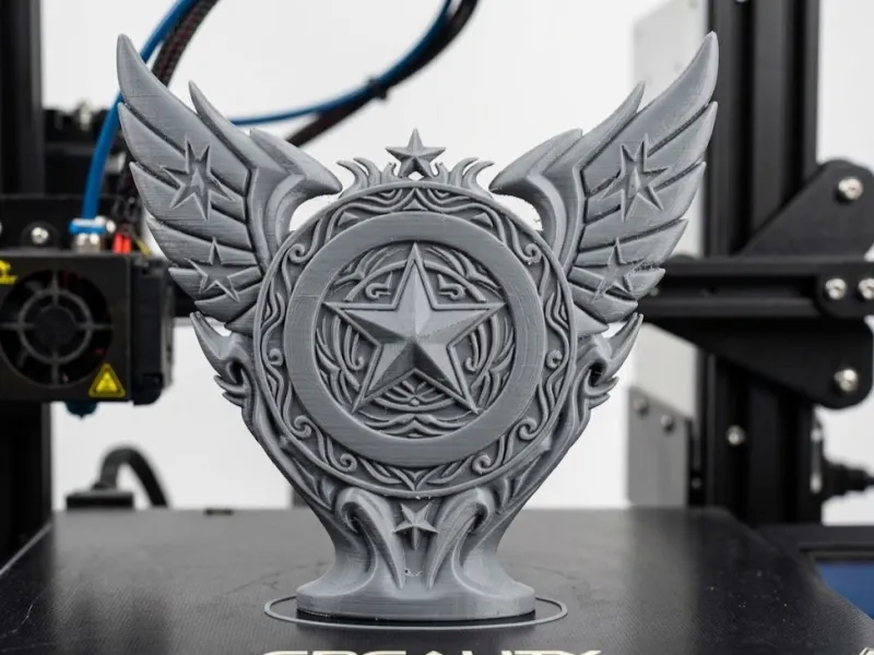 Captain America logo ornament