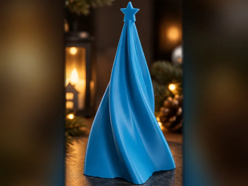 Sapin de Noël drapé