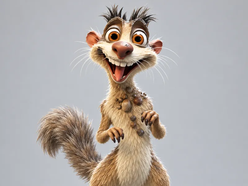 Wild Opossum Character Standing Figure 0,18,Baum,lat Wabe15%