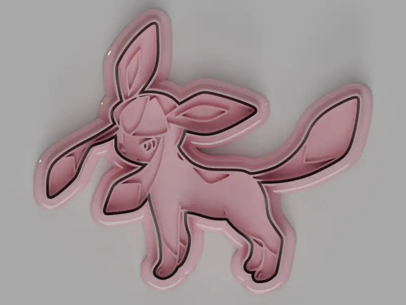 Glaceon Cookie Cutter + Stamp