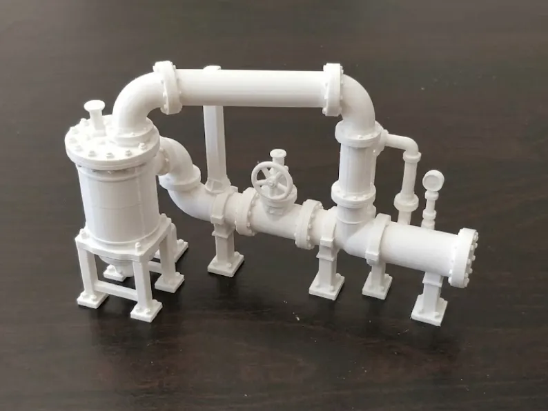 Conjunto de Tuberías Industriales - Sistema de Tuberías de Proceso