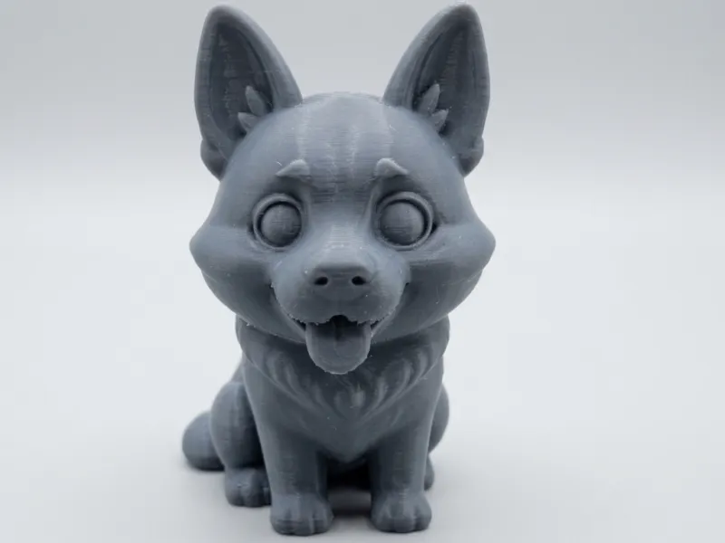 Adorable Berger Allemand en impression 3D – Figurine de chien Berger Allemand