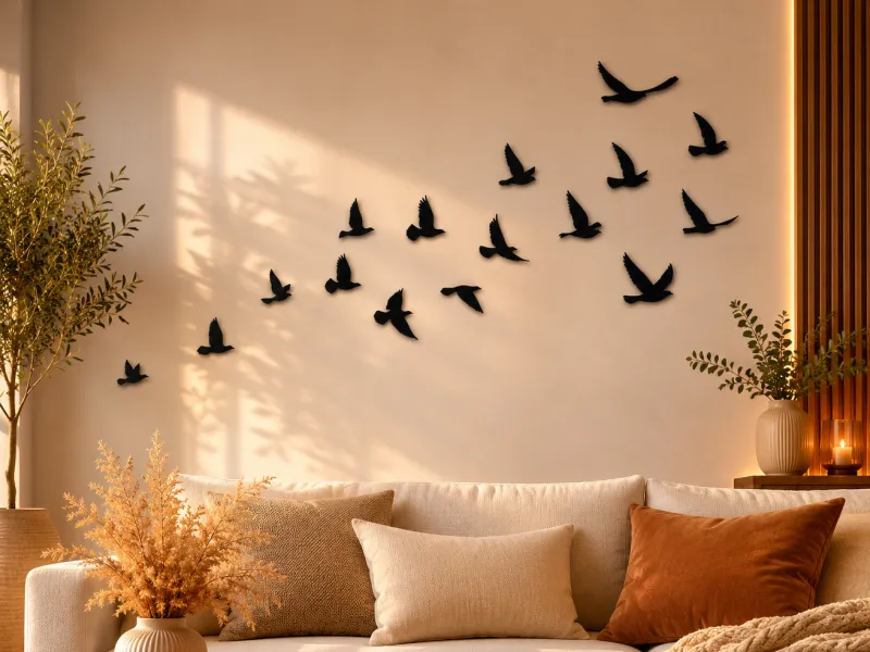 Flying Birds Wall Art Set