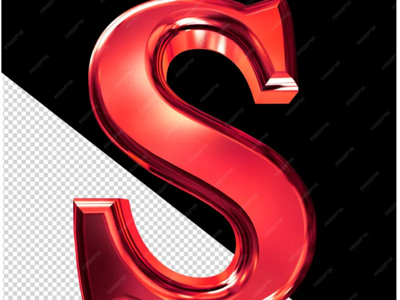 Letter S Keychain