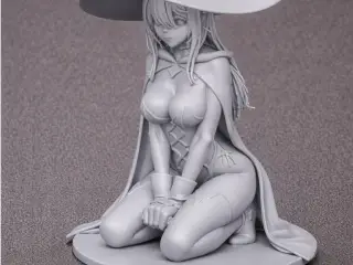 Sitting Mage Girl